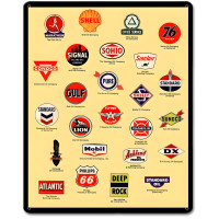 Gas Signs Satin Metal Sign - 12" x 15"