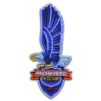 Richfield Sign Custom Shape Metal Sign - 7" x 16"