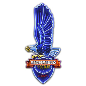 Richfield Sign Custom Shape Metal Sign - 8" x 18"