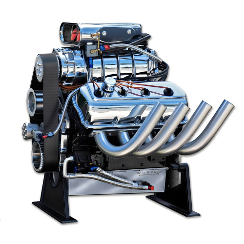Blown Motor Custom Shape Metal Sign - 15" x 14"