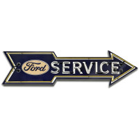 Ford Service Sign Metal Sign - 18" x 5"