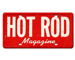 Hot Rod Magazine Metal Sign - 12" x 6"