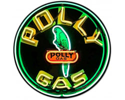 Polly Gas Metal Sign - 14" x 14"