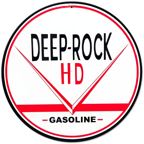 Deep Rock HD Gas Metal Sign - 14" Round
