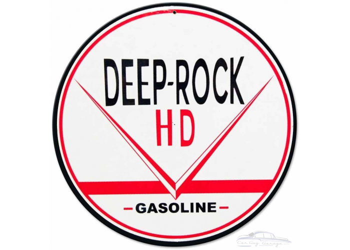 Deep Rock HD Gas Metal Sign - 14" Round