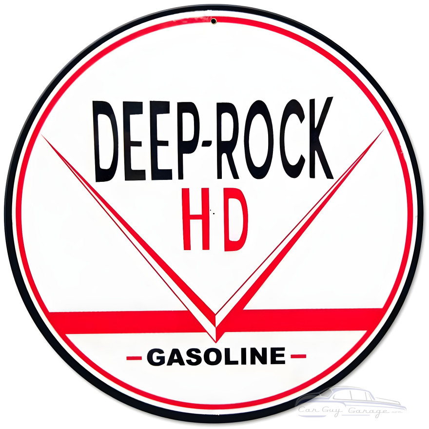 Deep Rock HD Gas Metal Sign - 14" Round