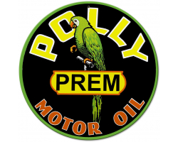 Polly Oil Metal Sign