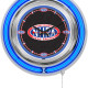NHRA Drag Racing Blue Neon Clock - 15" NHRA Drag Racing Blue Neon Clock - 15"