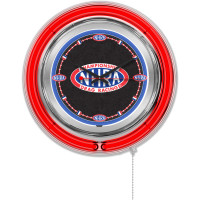 NHRA Drag Racing Red Neon Clock - 15"