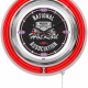 NHRA Drag Racing Hot Rod Red Neon Clock - 15"