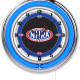 NHRA Drag Racing Blue Neon Clock - 19"