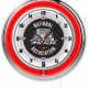NHRA Drag Racing Hot Rod Red Neon Clock - 19"