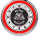 NHRA Drag Racing Hot Rod Red Neon Clock - 19"