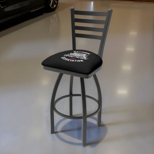 NHRA Drag Racing Hot Rod 25" Stool with Backrest