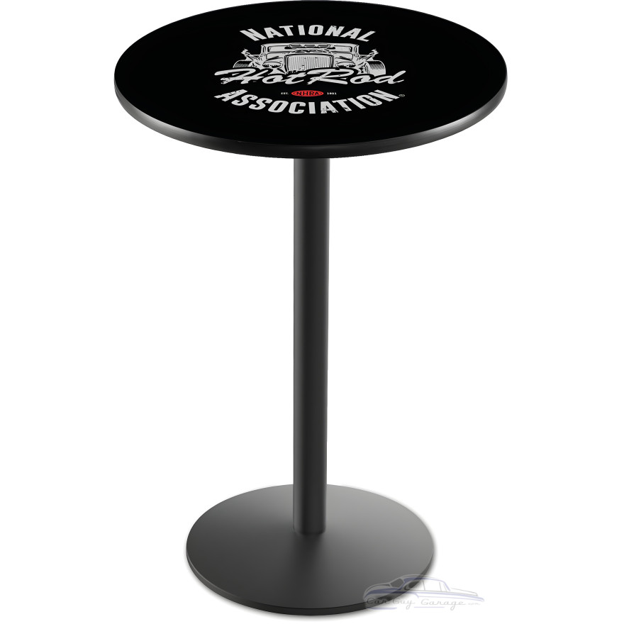 NHRA Drag Racing Hot Rod 36" Tall 28' Round Pub Table NHRA Drag Racing Hot Rod 36" Tall 28' Round Pub Table