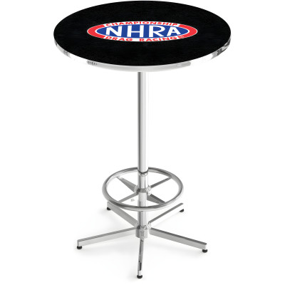 NHRA Drag Racing 42" Tall 28" Round Pub Table
