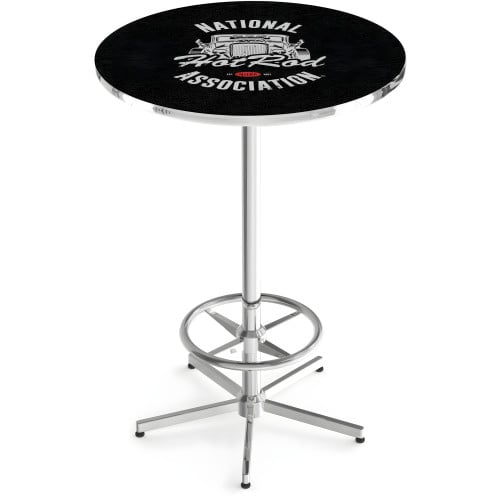 NHRA Drag Racing Hot Rod 42" Tall 28" Round Pub Table