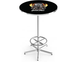 NHRA Drag Racing Game Face 42" Tall 28" Round Pub Table