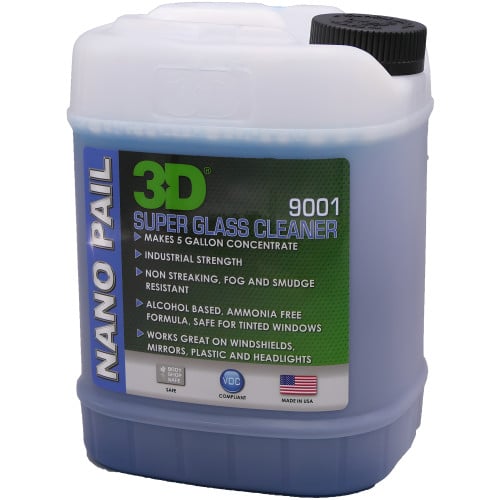 64oz of Super Concentrated Glass Cleaner makes 25 Gallons