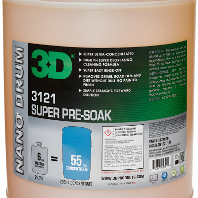 6 Gallons Super Concentrated Pre-Soak - Powerful Degreaser