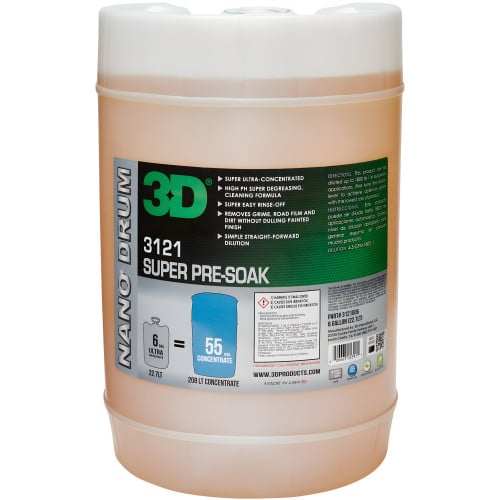 6 Gallons of Super Concentrated Pre-Soak (equal to 55 gallons of regular concentrate)
