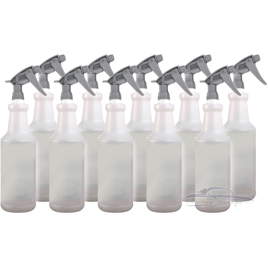 Pack of 10 Spray Bottles 32oz with Chemical Resistant Sprayers Pack of 10 Spray Bottles 32oz with Chemical Resistant Sprayers