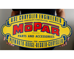 MOPAR Vintage 1937-1947 Metal Sign