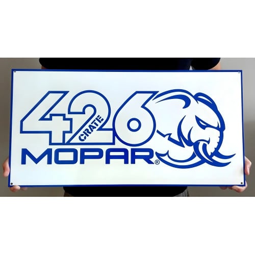 MOPAR Hellephant Crate 426 Motor Metal Sign