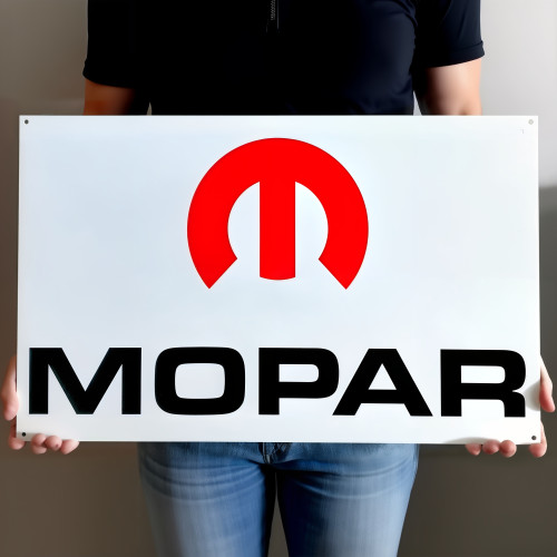Mopar Circle M Vintage 1964-1971 40x20 Metal Garage Sign
