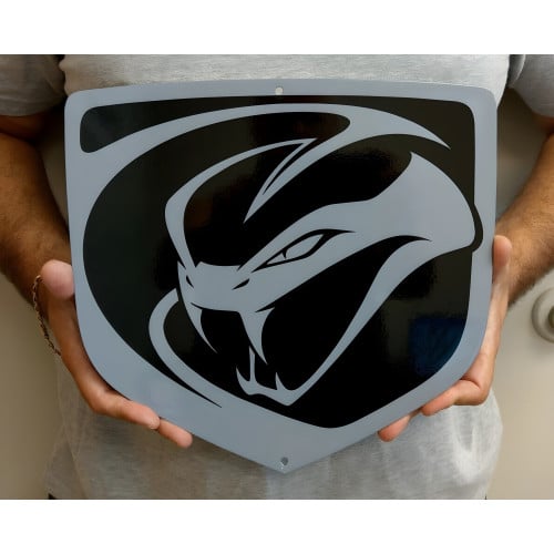 Dodge Viper Stryker (Grey) Steel Sign