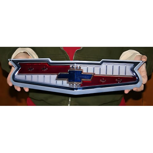 Chevy Bel Air Hood Emblem Metal Sign