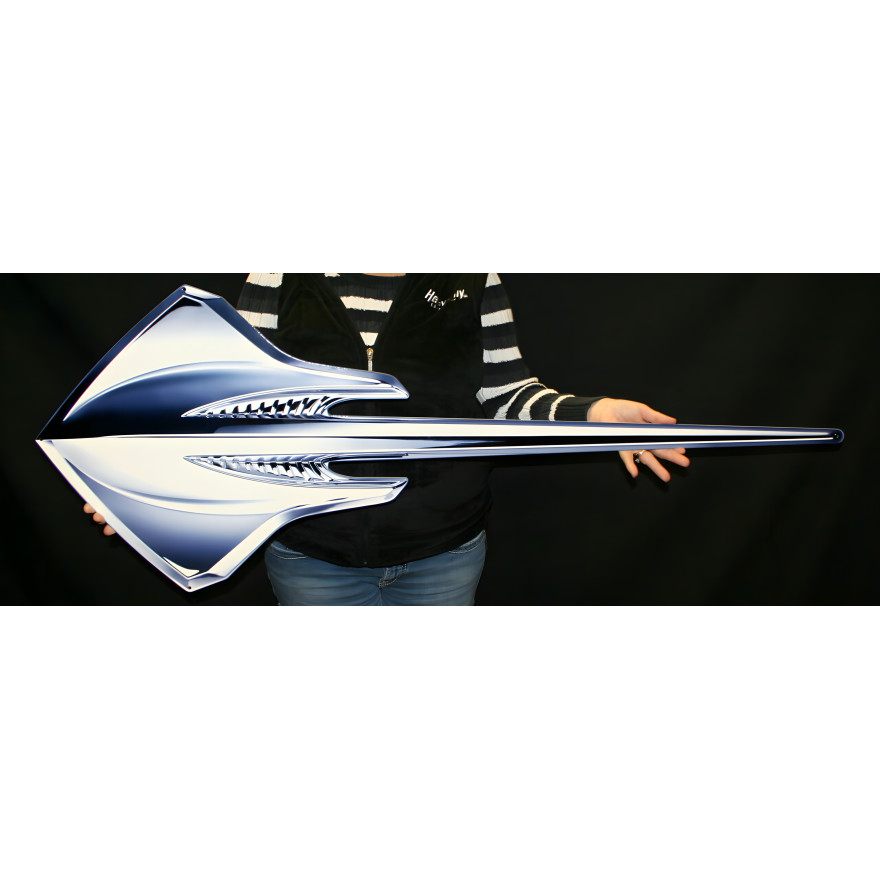 Corvette C7 Stingray Emblem Steel Sign Corvette C7 Stingray Emblem Steel Sign
