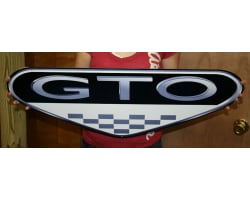 Pontiac GTO 6.0 Metal Sign