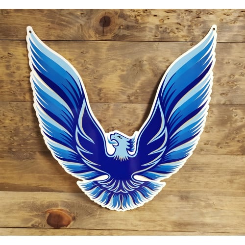 1978-81 Firebird / Trans Am Blue Metal Sign
