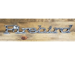 Firebird Script Metal Sign