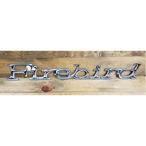 Firebird Script Metal Sign