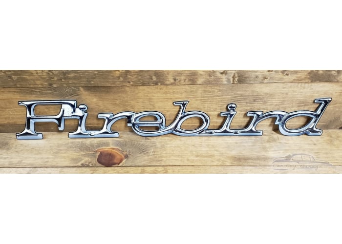 Firebird Script Metal Sign