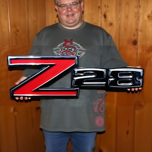 1970-1974 Camaro Z/28 Fender Emblem 14-Gauge Steel Sign