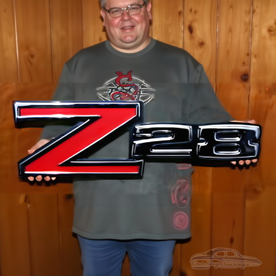 1970-1974 Camaro Z/28 Fender Emblem 14-Gauge Steel Sign