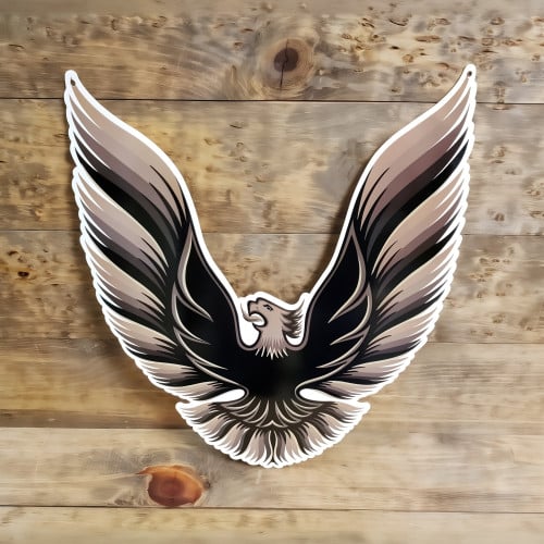 1978-81 Pontiac Trans Am Firebird Hood Bird Die-Cut Metal Sign