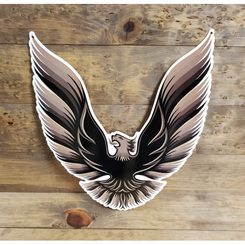 1978-81 Firebird / Trans Am Black Metal Sign