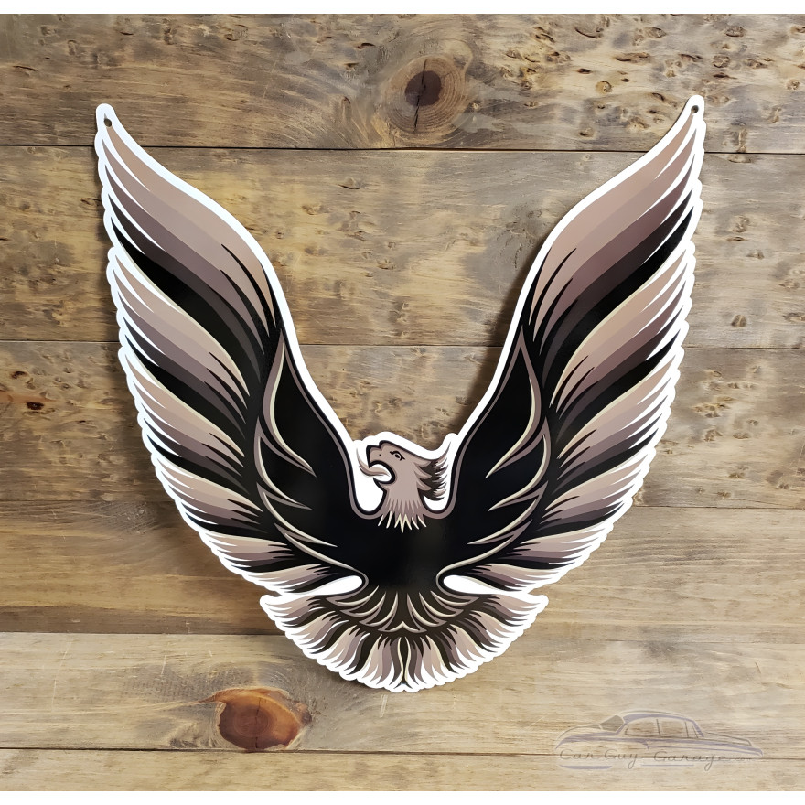 1978-81 Firebird / Trans Am Black Metal Sign 1978-81 Firebird / Trans Am Black Metal Sign