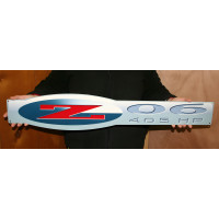 Chevrolet Corvette C5 Z06 405 HP Steel Wall Sign 36x7