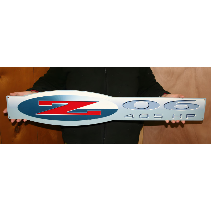 Corvette C5 Z06 Metal Sign Corvette C5 Z06 Metal Sign