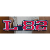 Chevy Corvette L-82 Emblem Metal Sign - C3 Steel Wall Art