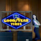 Goodyear Tires Diamond Neon Sign Goodyear Tires Diamond Neon Sign