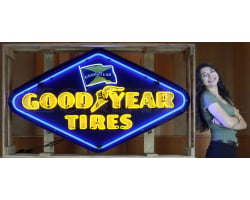 Goodyear Tires Diamond Neon Sign