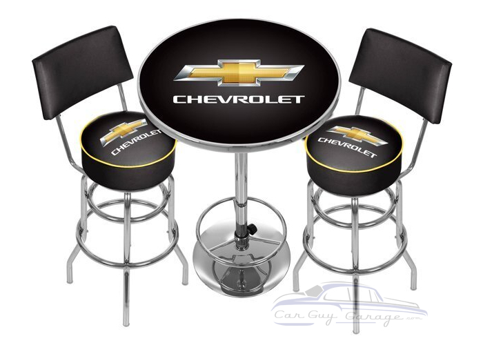 Chevrolet 2 Shop Stools and Table