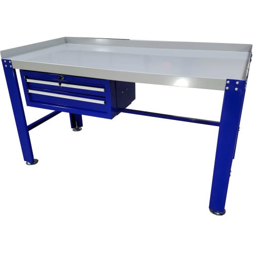 Heavy Duty Steel Work Bench with Drawers