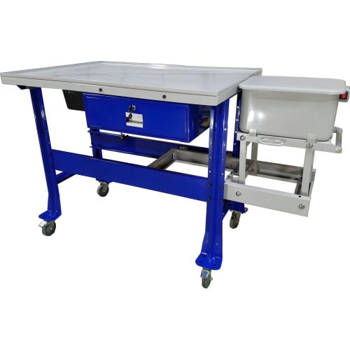 Tear Down Table with Drawer and Parts Washer
